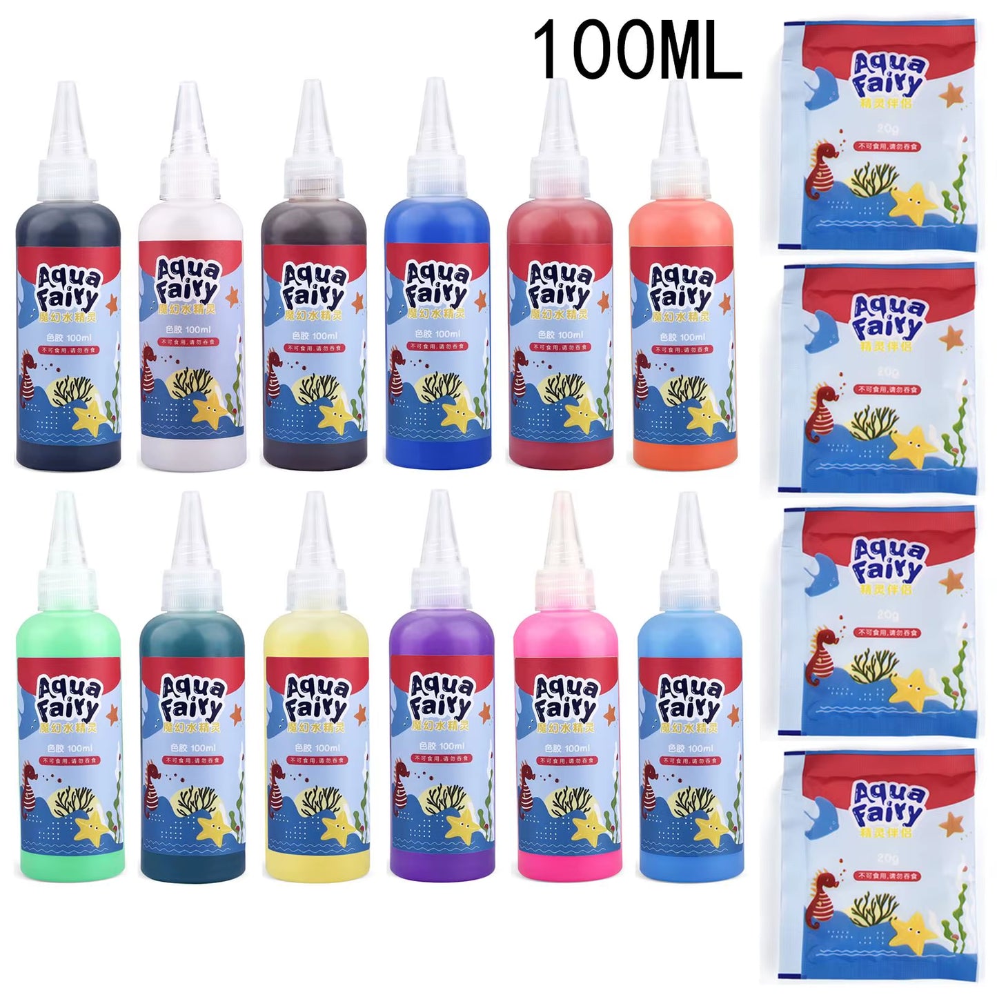 Kids Handmade DIY Craft Painting Stickers Montessori Education Origami Magic Water Elves Kit Set Toys Children Gift Kids Craft