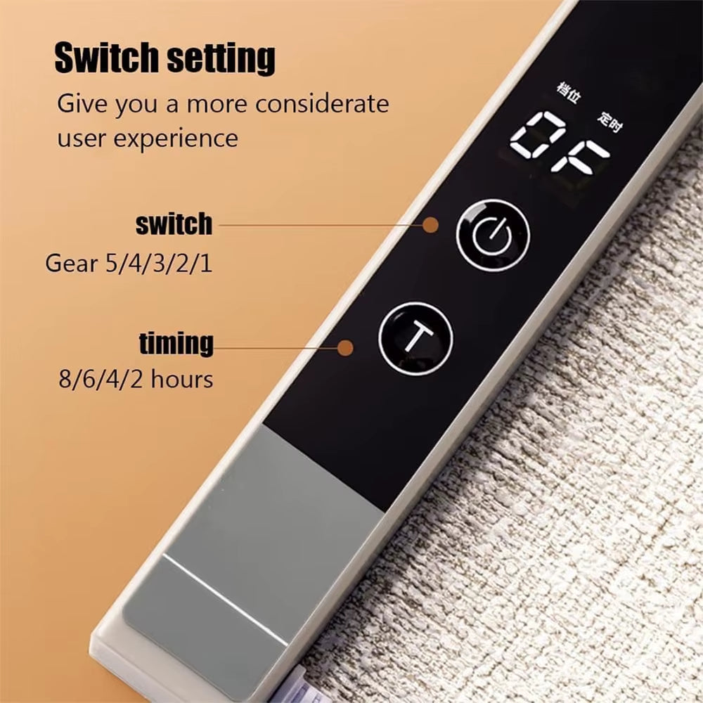 Folding Electric Feet Heater Winter Cushion Portable Adjustable Thermostat Foot Warmer for Home Office Feet Leg Heated Warm